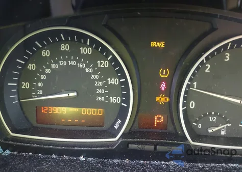 2007 BMW X3 3.0Si from USA, damaged, VIN WBXPC93467WF17244